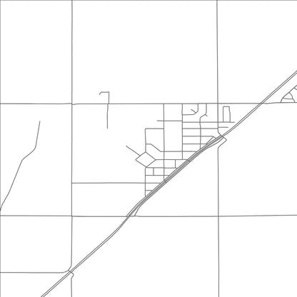 ROAD MAP OF GILCREST, COLORADO BY MAPBAKES