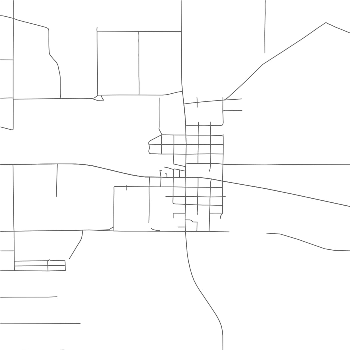 ROAD MAP OF GRANADA, COLORADO BY MAPBAKES