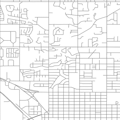 ROAD MAP OF GRAND JUNCTION, COLORADO BY MAPBAKES