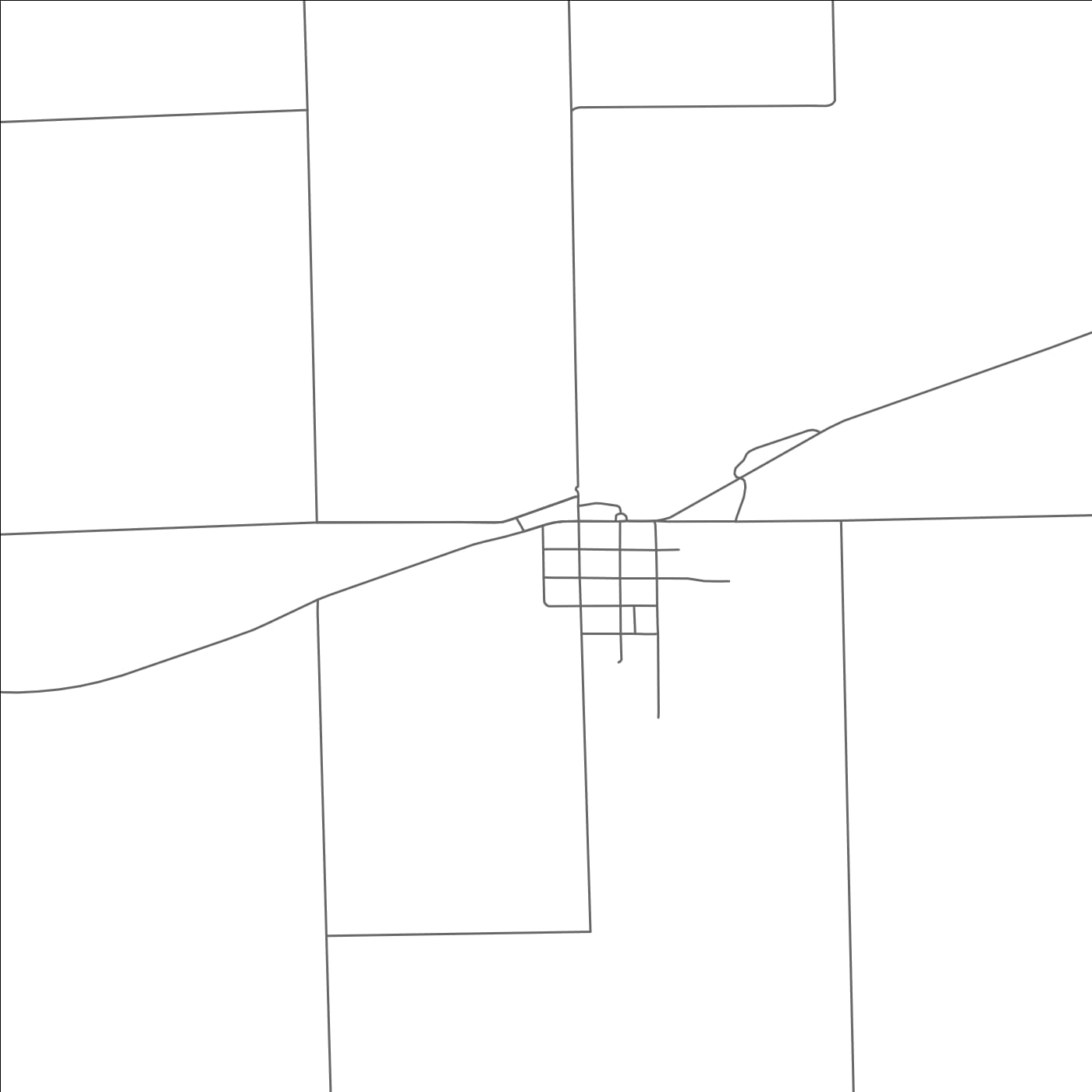 ROAD MAP OF HASWELL, COLORADO BY MAPBAKES