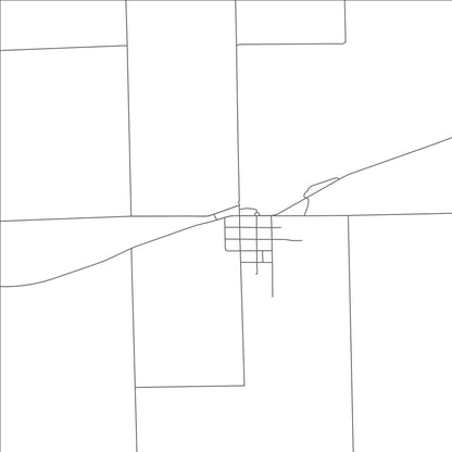 ROAD MAP OF HASWELL, COLORADO BY MAPBAKES