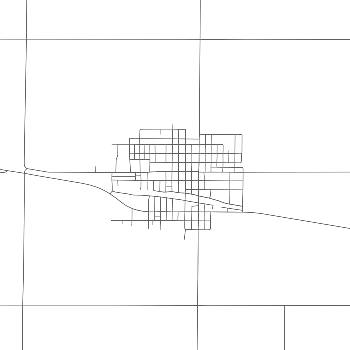 ROAD MAP OF HAXTUN, COLORADO BY MAPBAKES