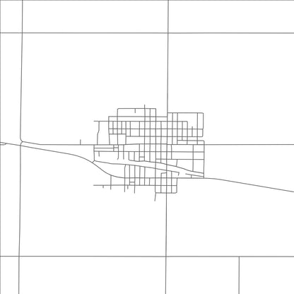 ROAD MAP OF HAXTUN, COLORADO BY MAPBAKES