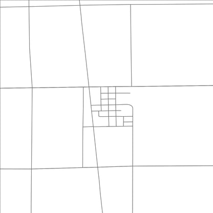 ROAD MAP OF HOOPER, COLORADO BY MAPBAKES