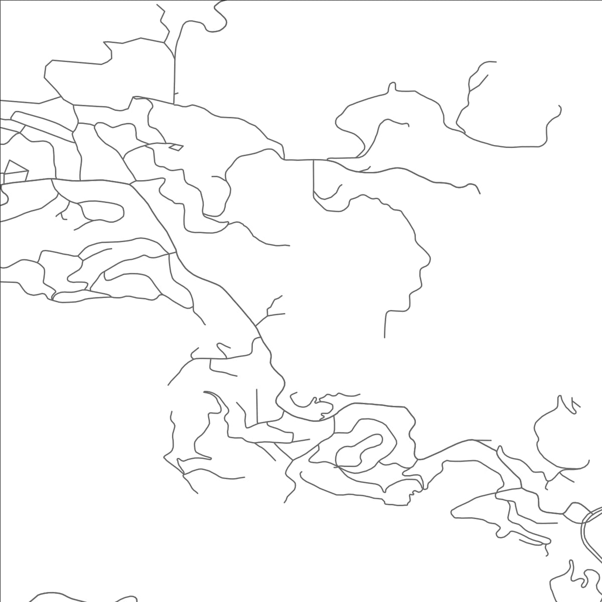 ROAD MAP OF INDIAN HILLS, COLORADO BY MAPBAKES