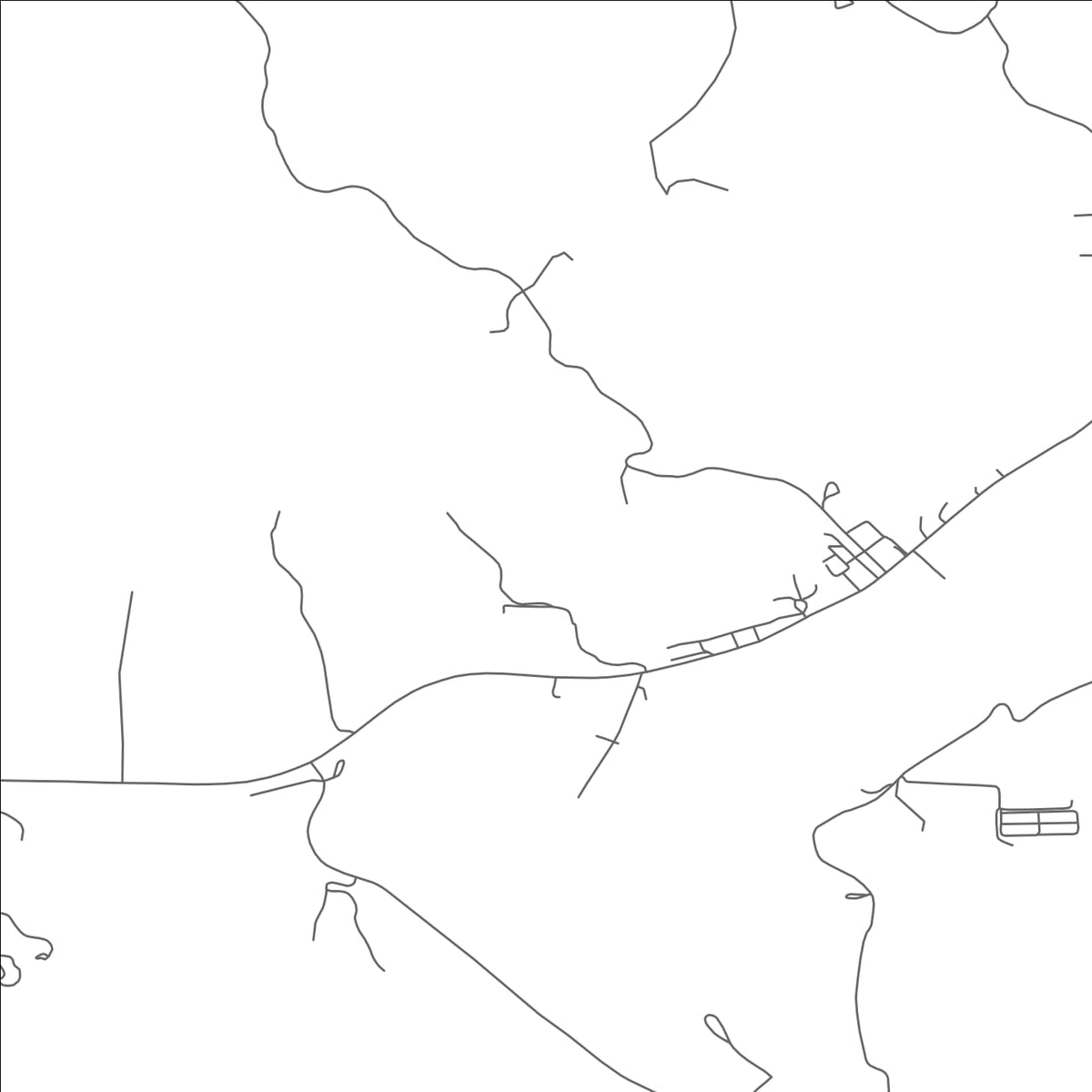 ROAD MAP OF JANSEN, COLORADO BY MAPBAKES
