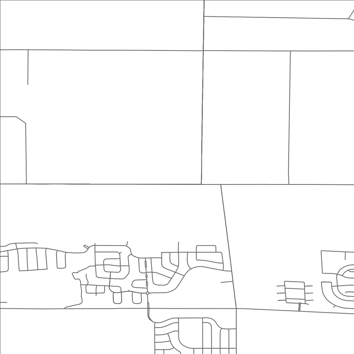 ROAD MAP OF JOHNSTOWN, COLORADO BY MAPBAKES