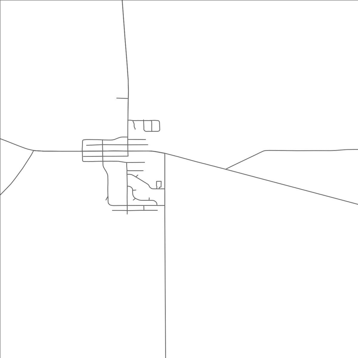 ROAD MAP OF KIOWA, COLORADO BY MAPBAKES