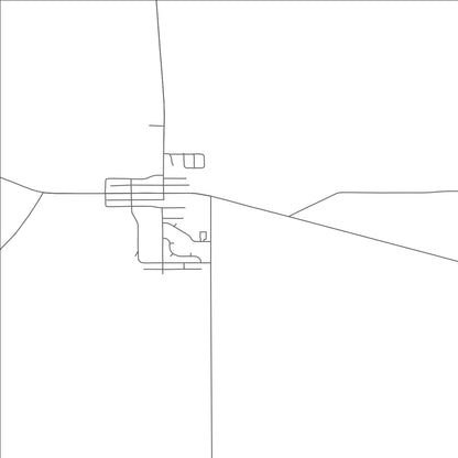 ROAD MAP OF KIOWA, COLORADO BY MAPBAKES