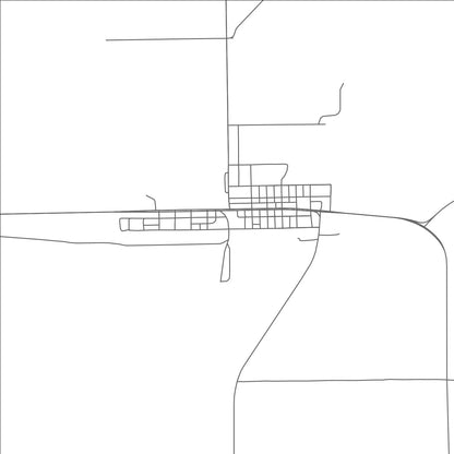 ROAD MAP OF KIT CARSON, COLORADO BY MAPBAKES