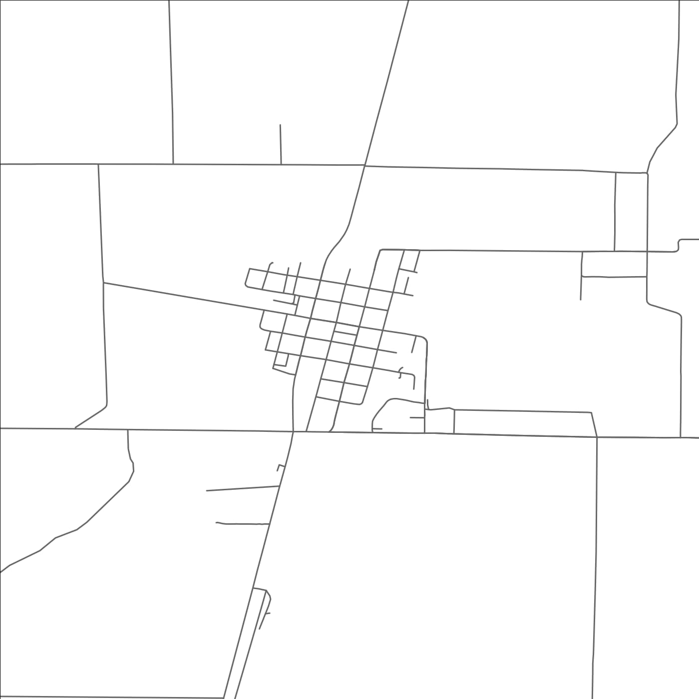 ROAD MAP OF LA JARA, COLORADO BY MAPBAKES