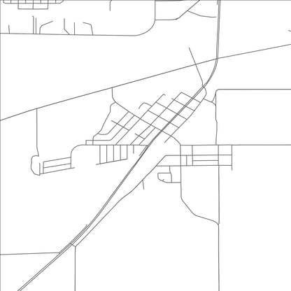 ROAD MAP OF LA SALLE, COLORADO BY MAPBAKES