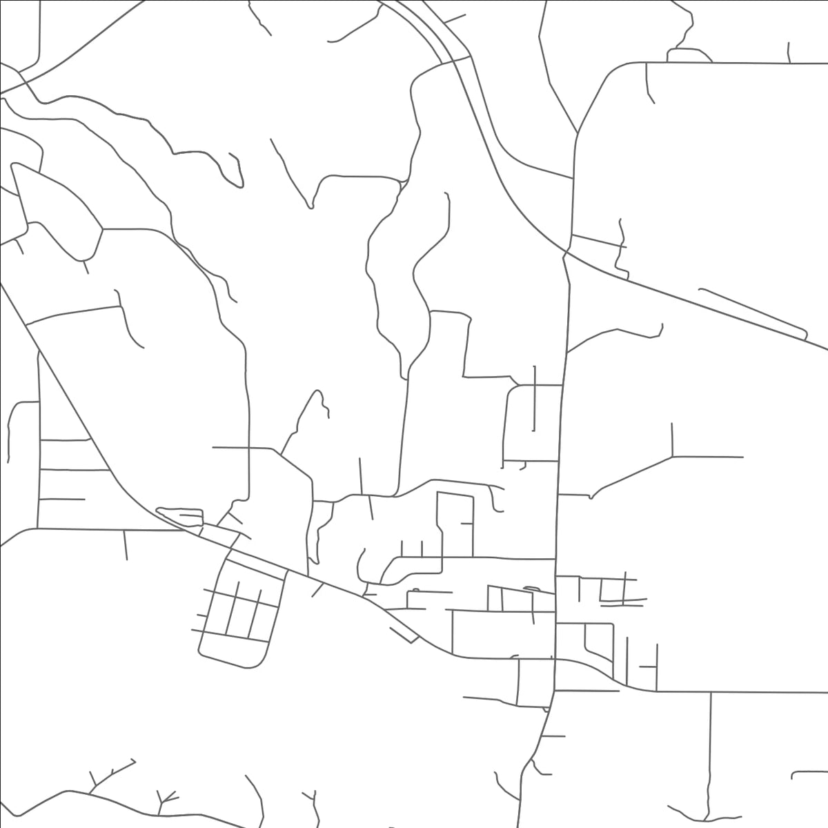 ROAD MAP OF LAPORTE, COLORADO BY MAPBAKES
