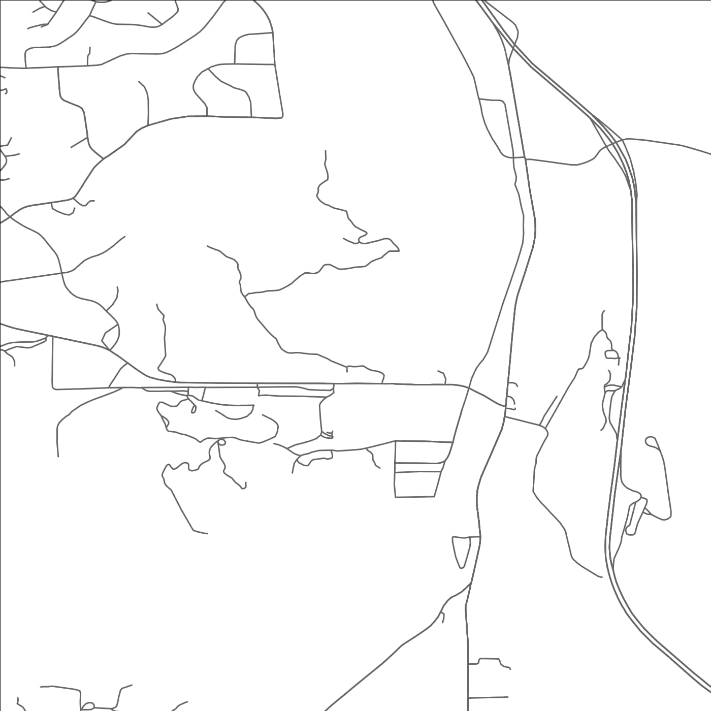 ROAD MAP OF LARKSPUR, COLORADO BY MAPBAKES