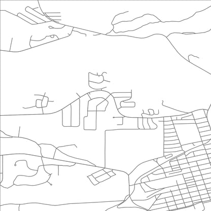 ROAD MAP OF LEADVILLE NORTH, COLORADO BY MAPBAKES