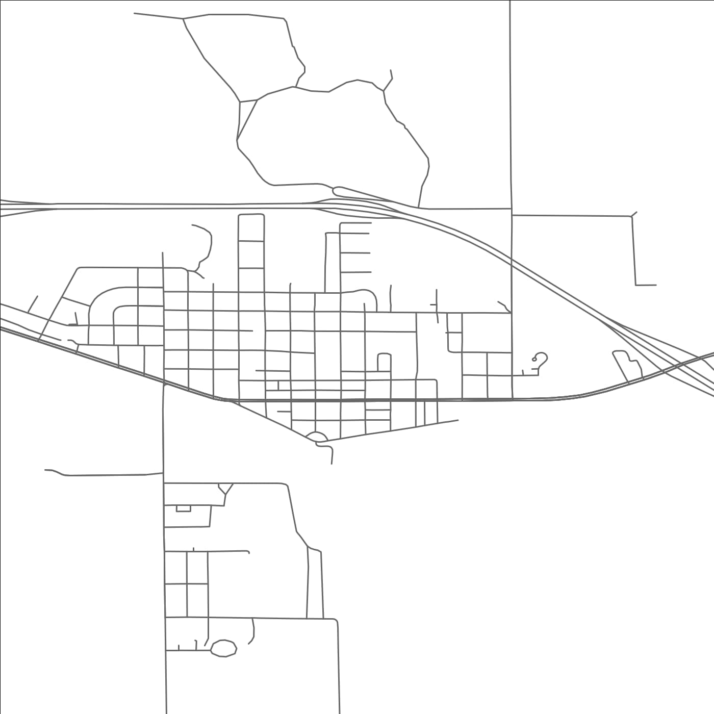 ROAD MAP OF LIMON, COLORADO BY MAPBAKES