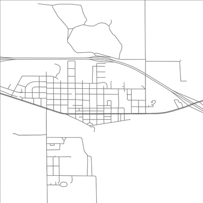 ROAD MAP OF LIMON, COLORADO BY MAPBAKES