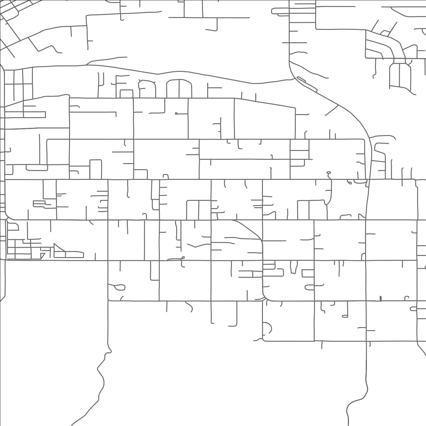 ROAD MAP OF LINCOLN PARK, COLORADO BY MAPBAKES