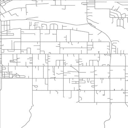 ROAD MAP OF LINCOLN PARK, COLORADO BY MAPBAKES