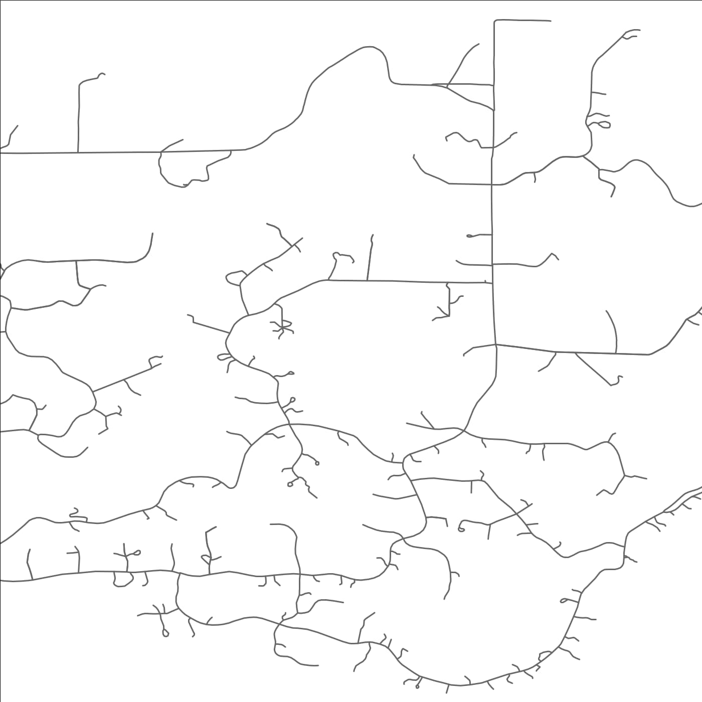 ROAD MAP OF LOGHILL VILLAGE, COLORADO BY MAPBAKES