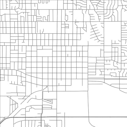 ROAD MAP OF LONGMONT, COLORADO BY MAPBAKES