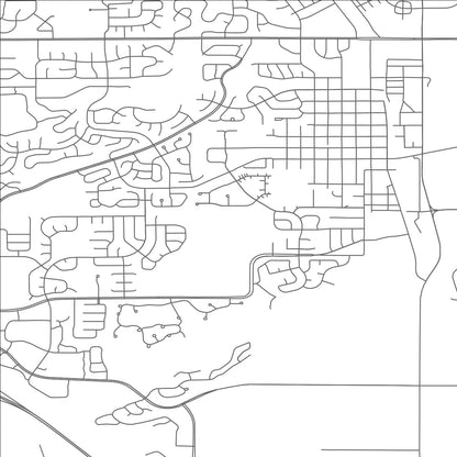 ROAD MAP OF LOUISVILLE, COLORADO BY MAPBAKES