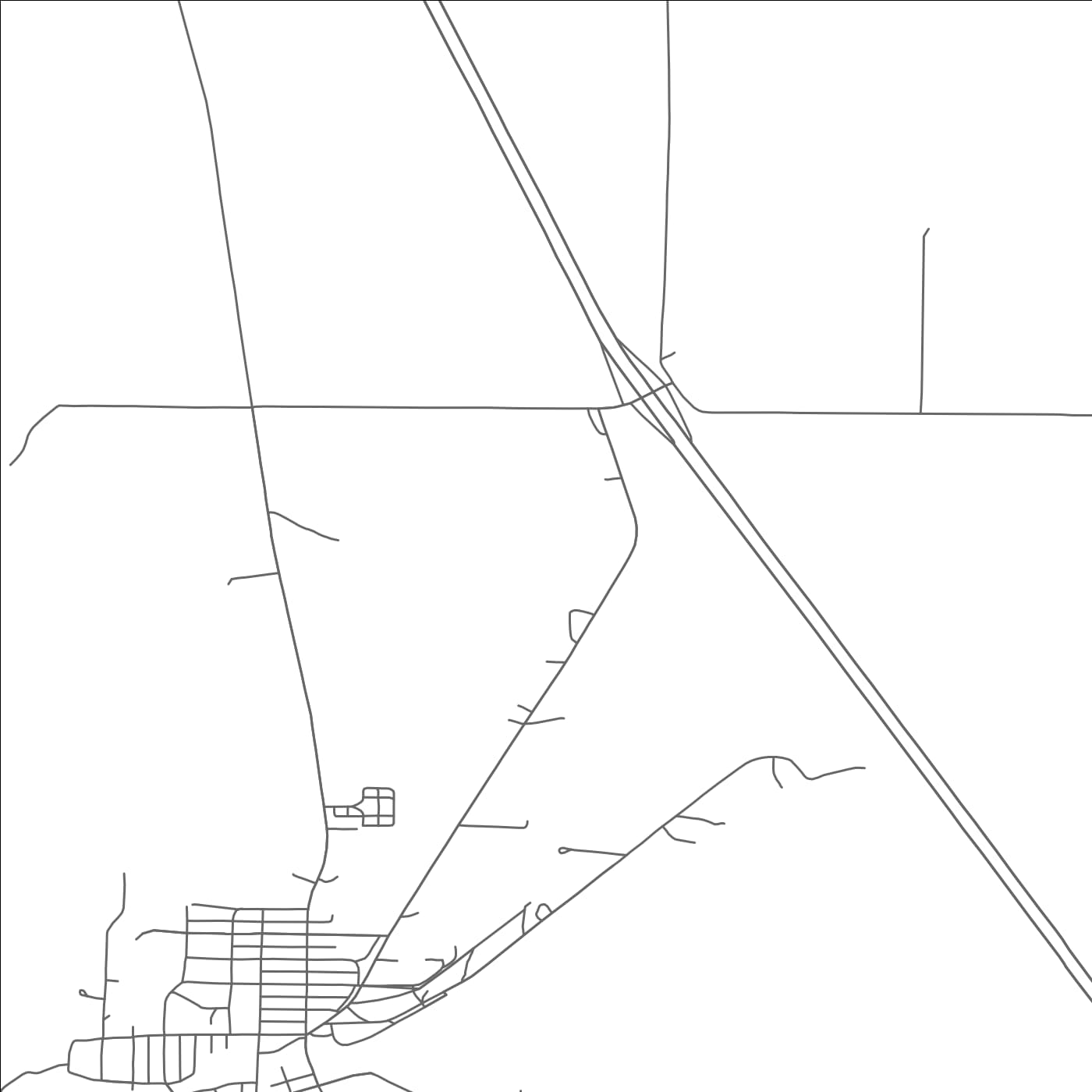 ROAD MAP OF LYNN, COLORADO BY MAPBAKES