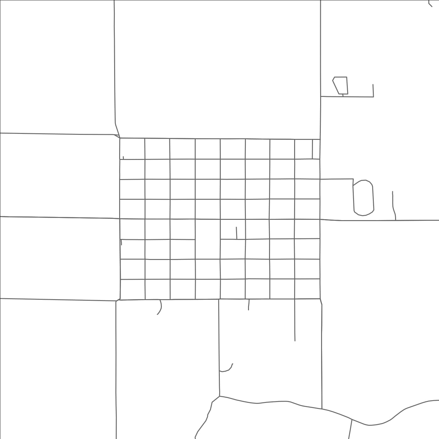 ROAD MAP OF MANASSA, COLORADO BY MAPBAKES