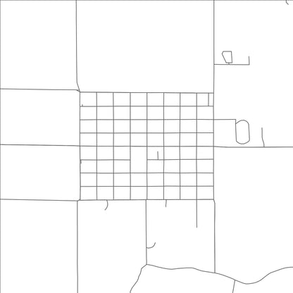 ROAD MAP OF MANASSA, COLORADO BY MAPBAKES