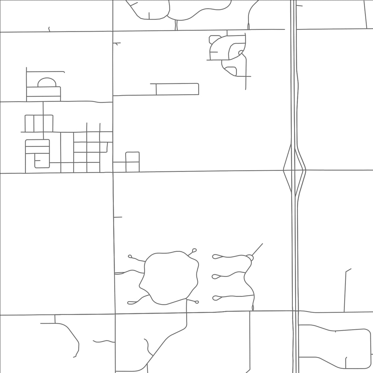 ROAD MAP OF MULLINS, SOUTH CAROLINA BY MAPBAKES