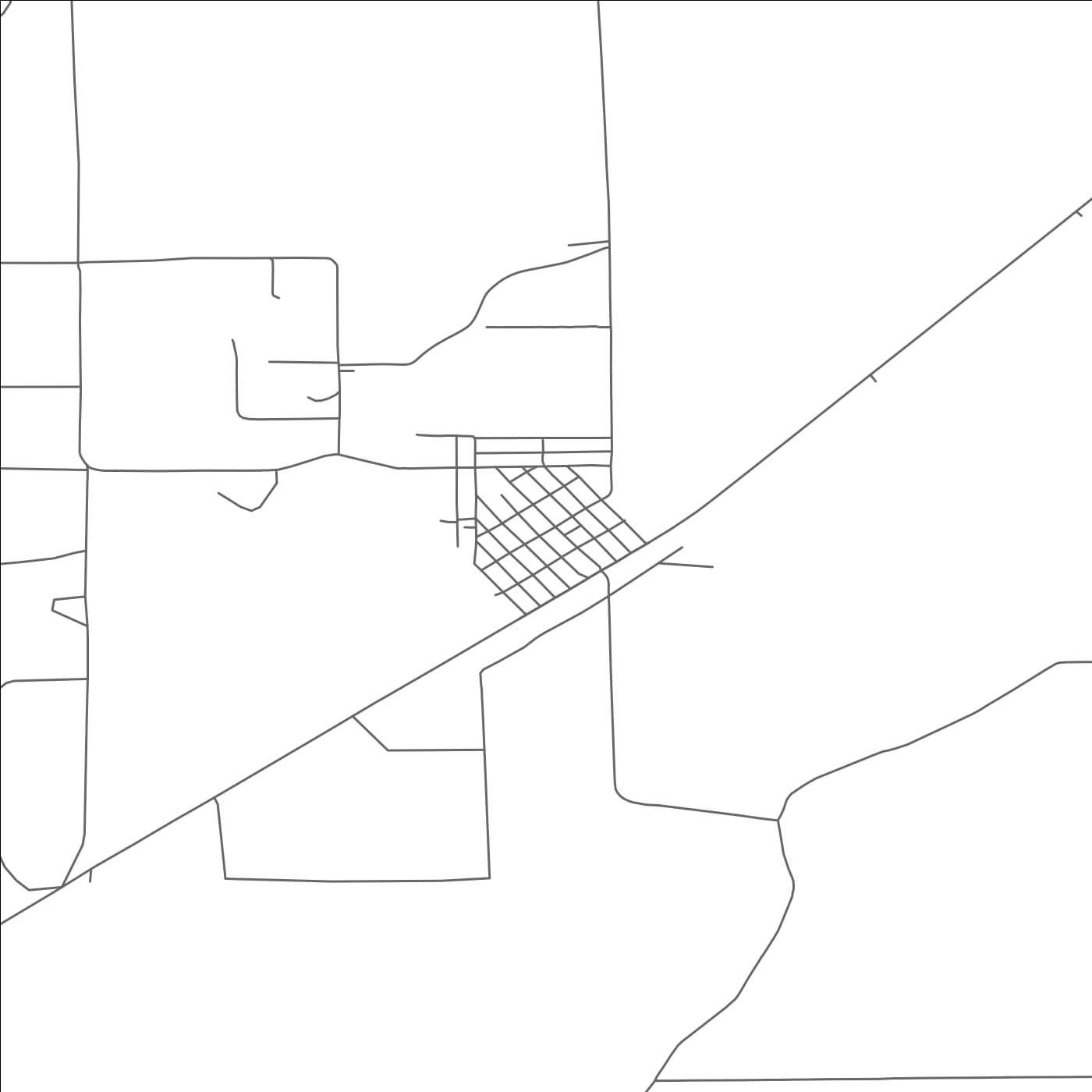 ROAD MAP OF MERINO, COLORADO BY MAPBAKES