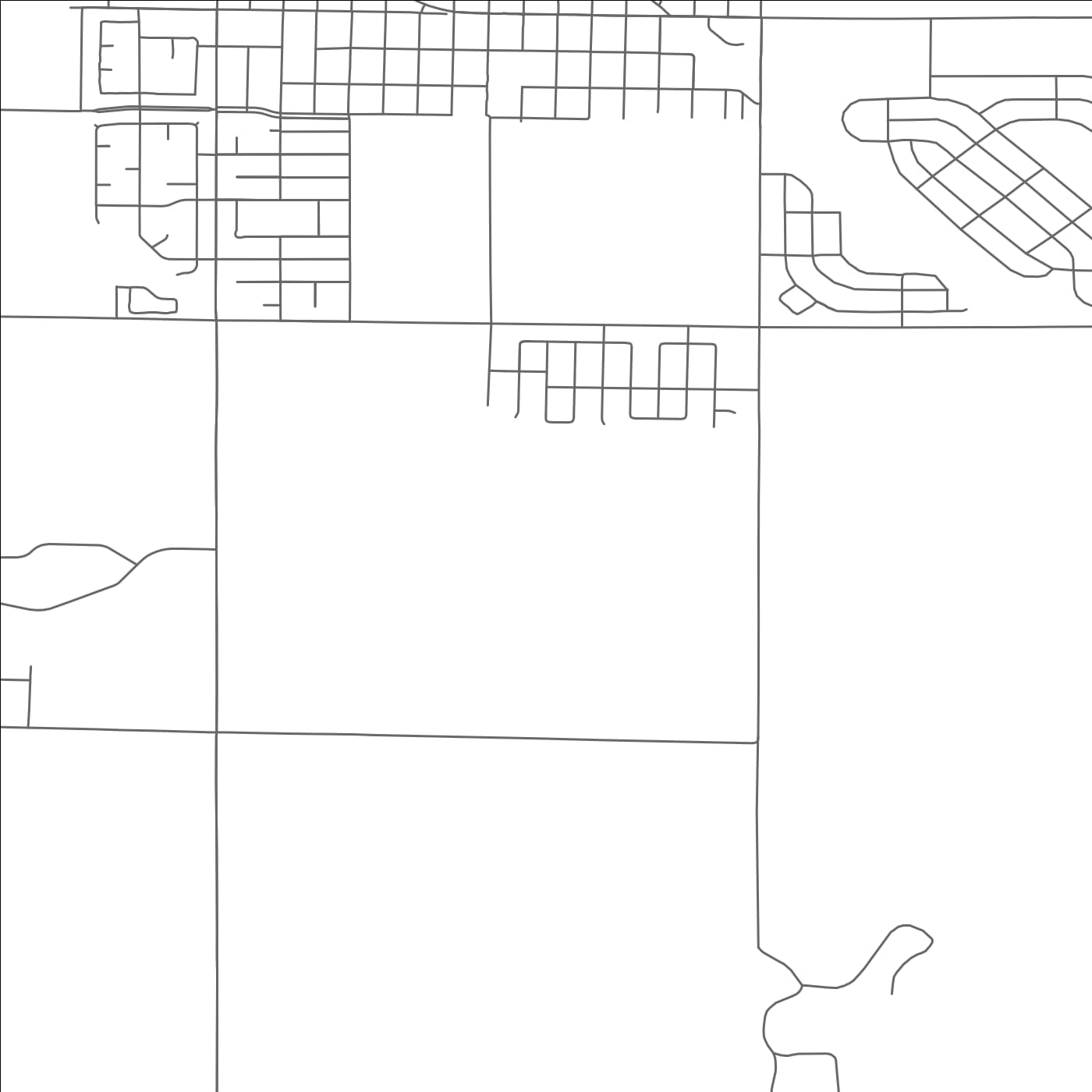 ROAD MAP OF MILLIKEN, COLORADO BY MAPBAKES