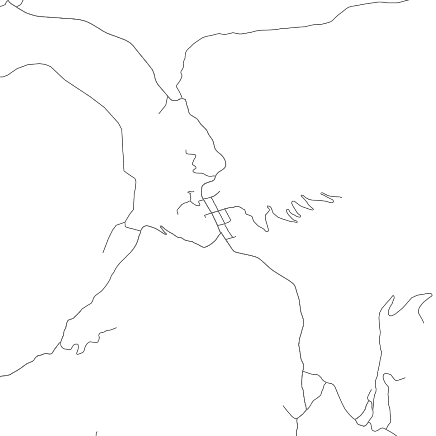 ROAD MAP OF MONTEZUMA, COLORADO BY MAPBAKES