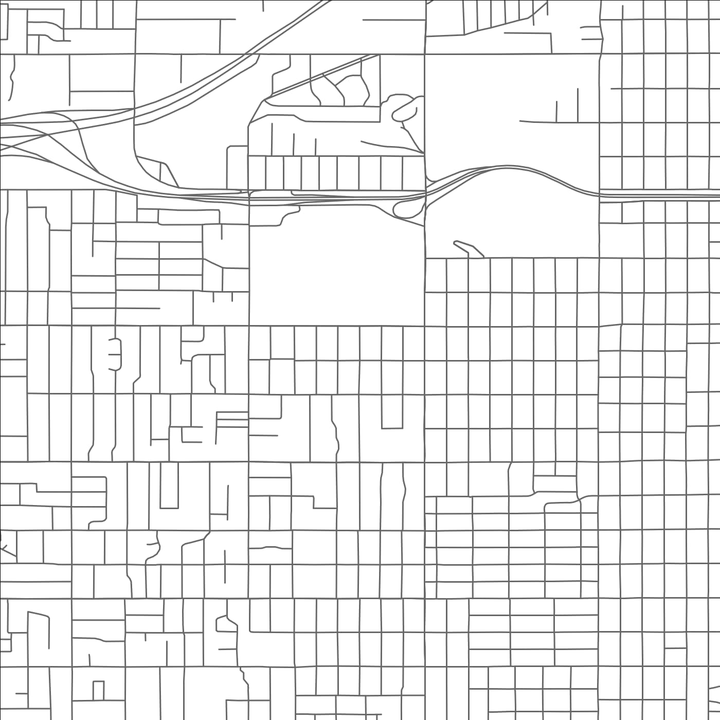 ROAD MAP OF MOUNTAIN VIEW, COLORADO BY MAPBAKES