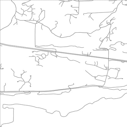 ROAD MAP OF MULFORD, COLORADO BY MAPBAKES