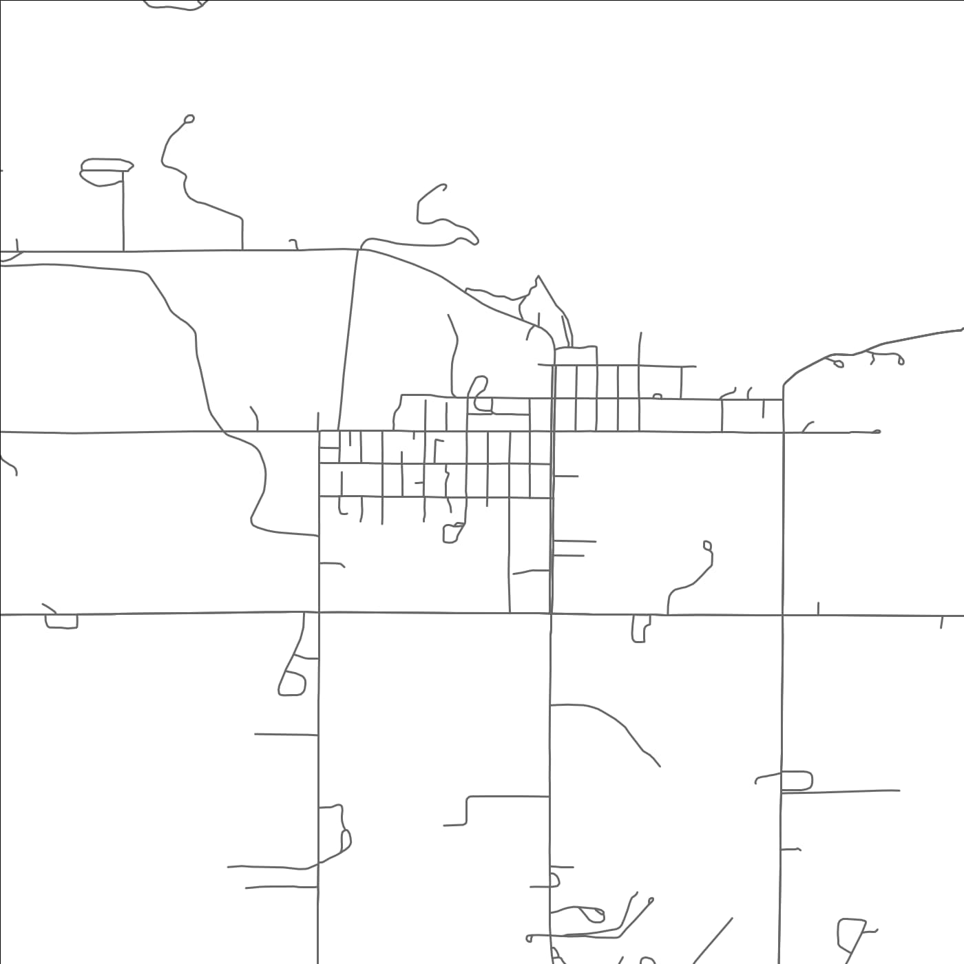 ROAD MAP OF NUCLA, COLORADO BY MAPBAKES