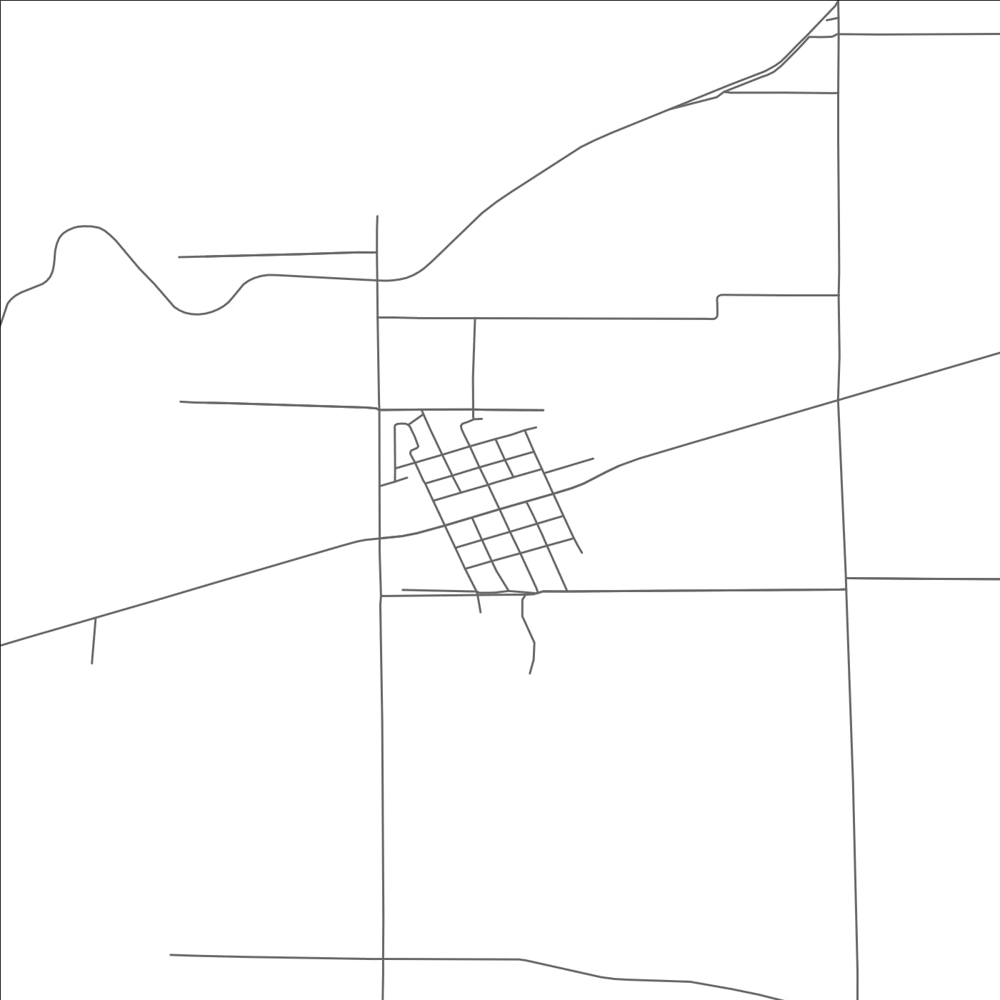 ROAD MAP OF OLNEY SPRINGS, COLORADO BY MAPBAKES