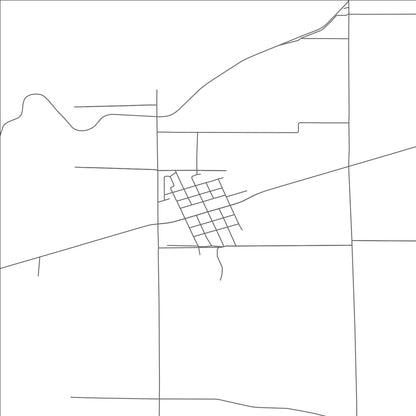 ROAD MAP OF OLNEY SPRINGS, COLORADO BY MAPBAKES