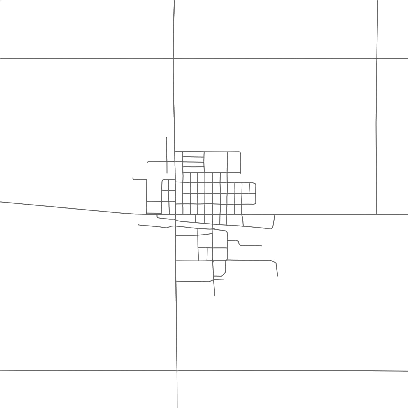 ROAD MAP OF OTIS, COLORADO BY MAPBAKES