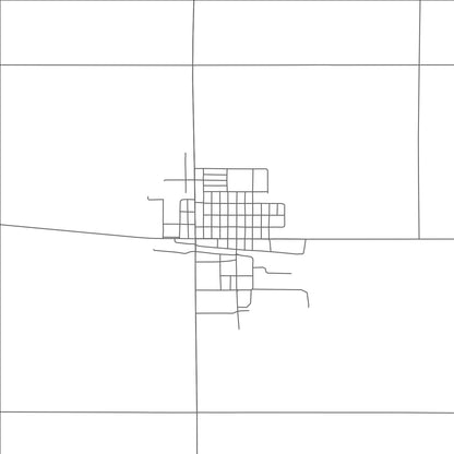 ROAD MAP OF OTIS, COLORADO BY MAPBAKES