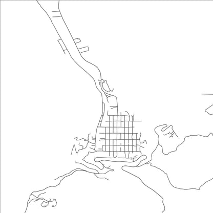 ROAD MAP OF OURAY, COLORADO BY MAPBAKES