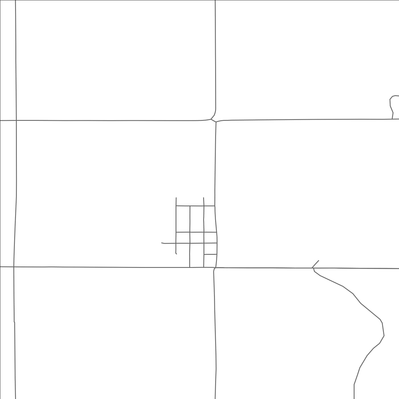 ROAD MAP OF PADRONI, COLORADO BY MAPBAKES