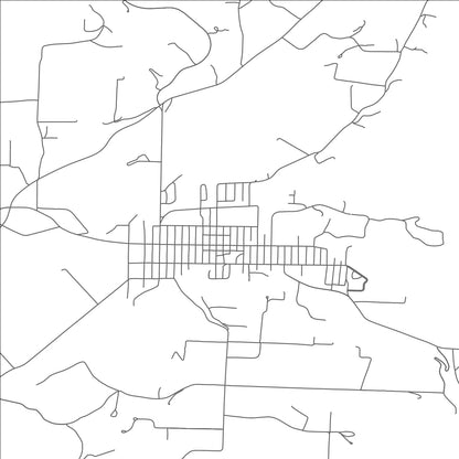 ROAD MAP OF PAONIA, COLORADO BY MAPBAKES