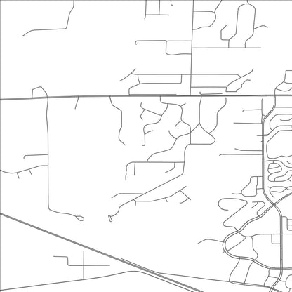 ROAD MAP OF PARAGON ESTATES, COLORADO BY MAPBAKES