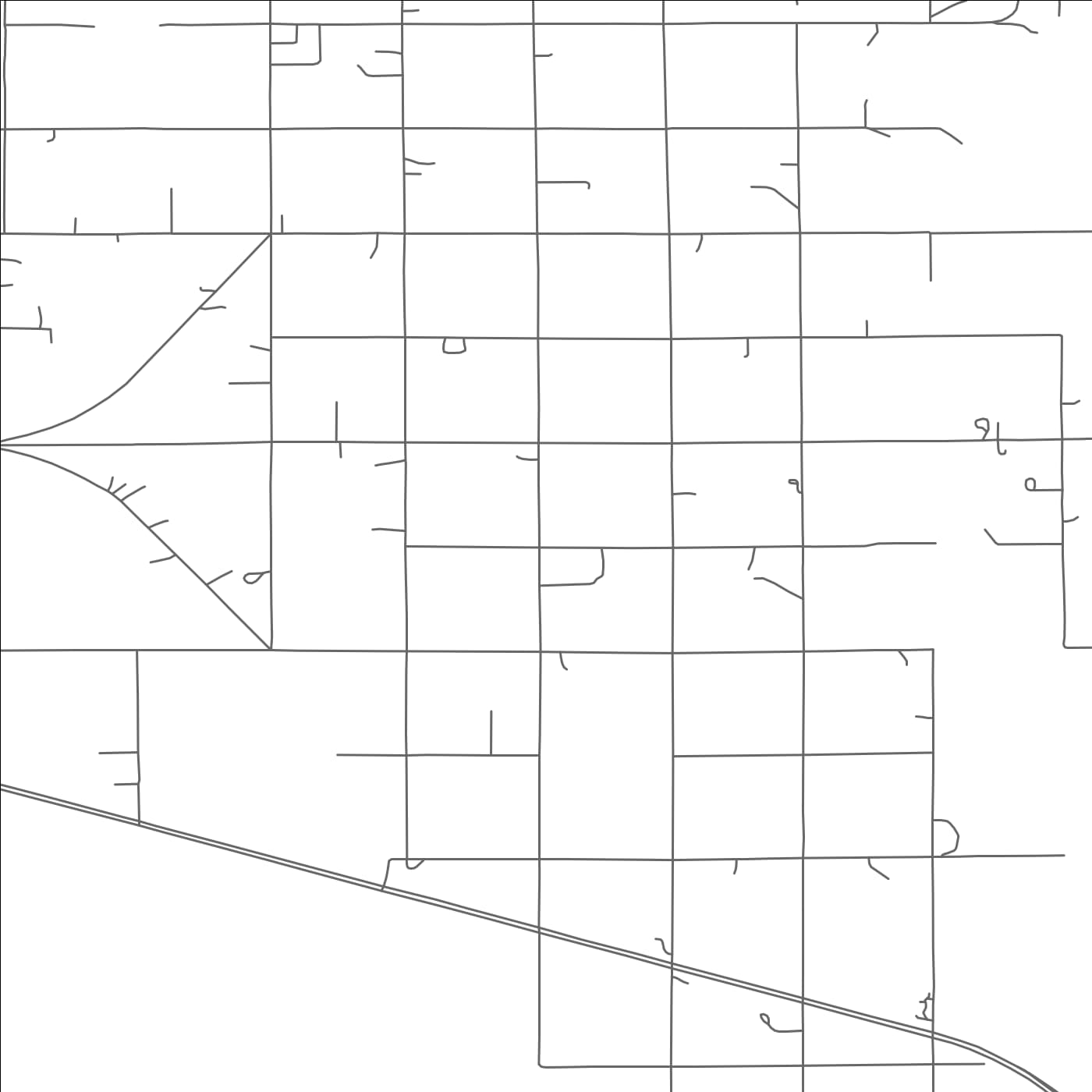 ROAD MAP OF PENROSE, COLORADO BY MAPBAKES