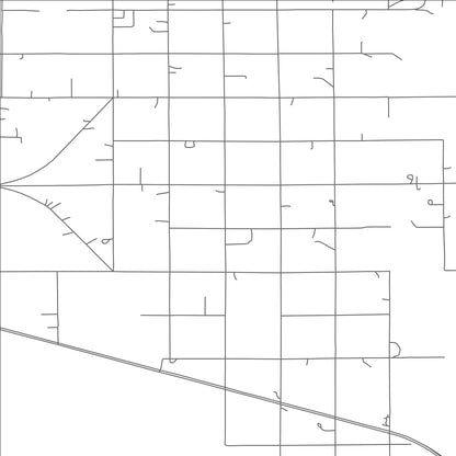 ROAD MAP OF PENROSE, COLORADO BY MAPBAKES