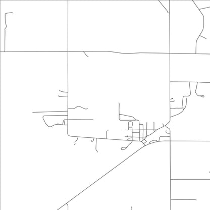 ROAD MAP OF PEYTON, COLORADO BY MAPBAKES