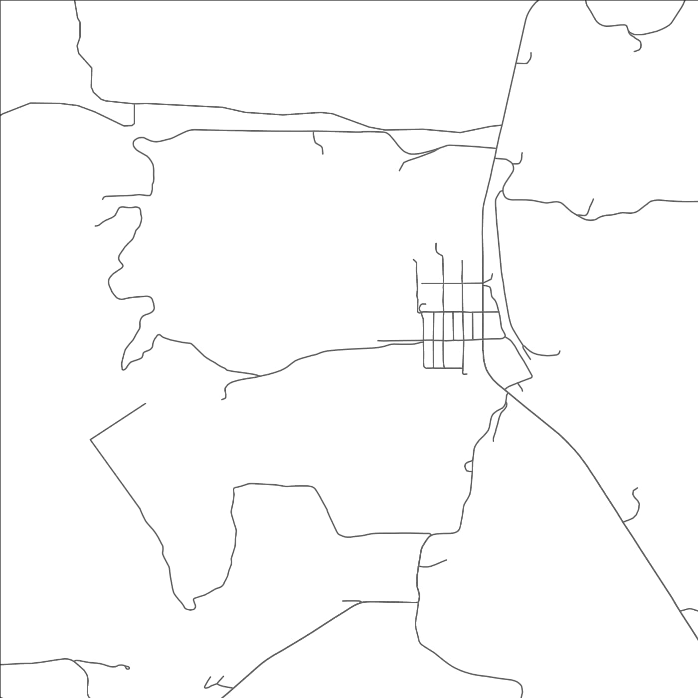 ROAD MAP OF PHIPPSBURG, COLORADO BY MAPBAKES