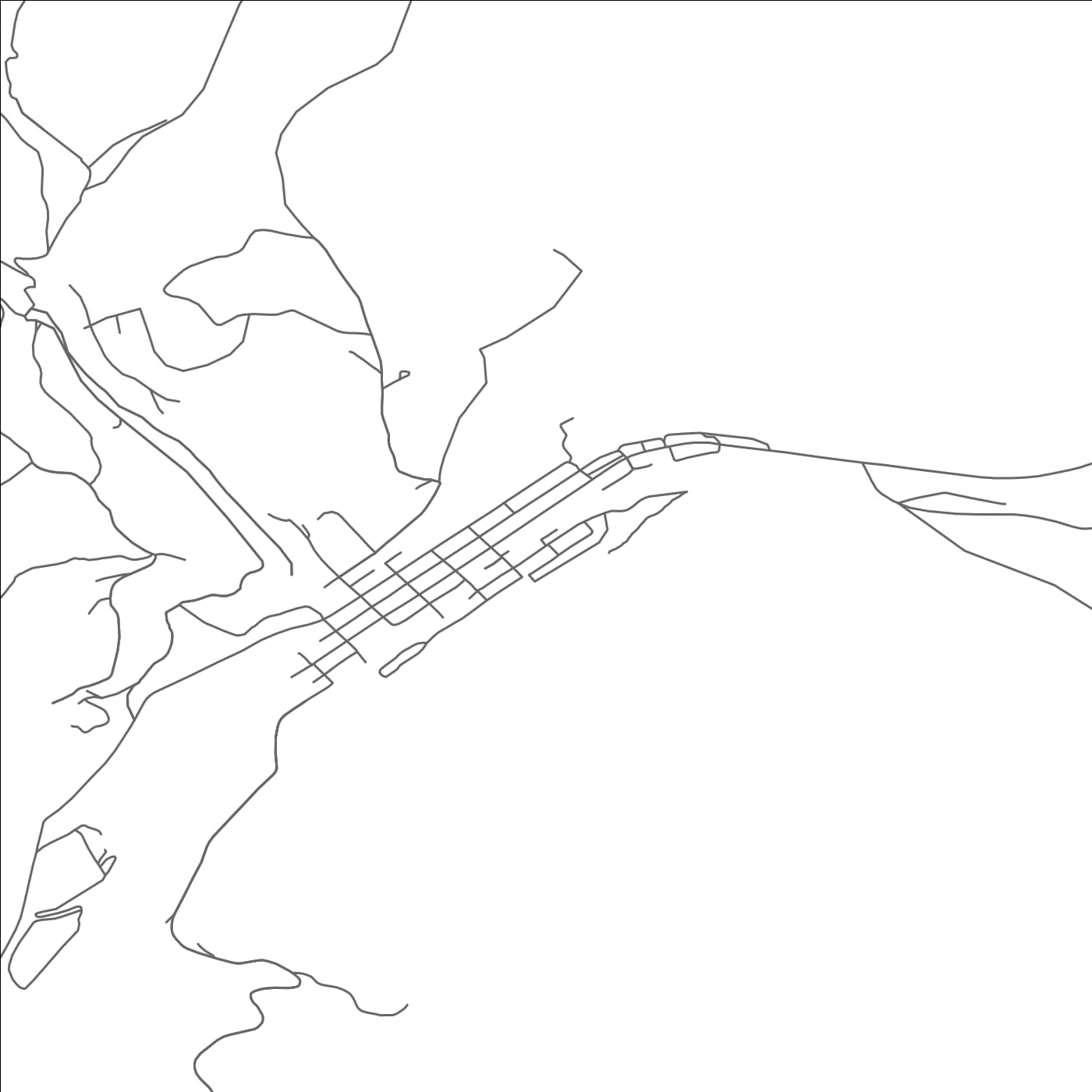 ROAD MAP OF PITKIN, COLORADO BY MAPBAKES