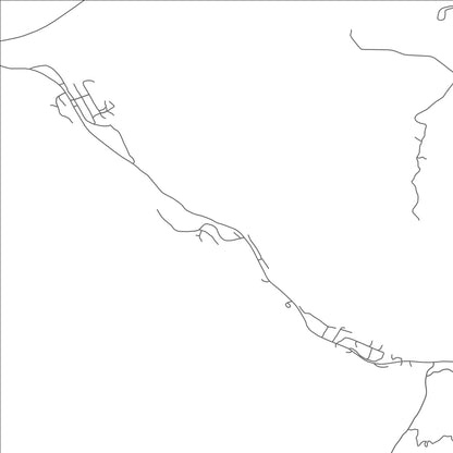 ROAD MAP OF PLACERVILLE, COLORADO BY MAPBAKES